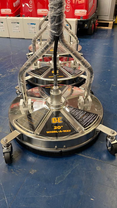 **REAL DEAL** 20" Whirlaway Flat Surface Cleaner Stainless Steel