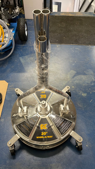 **REAL DEAL** 20" Whirlaway Flat Surface Cleaner Stainless Steel