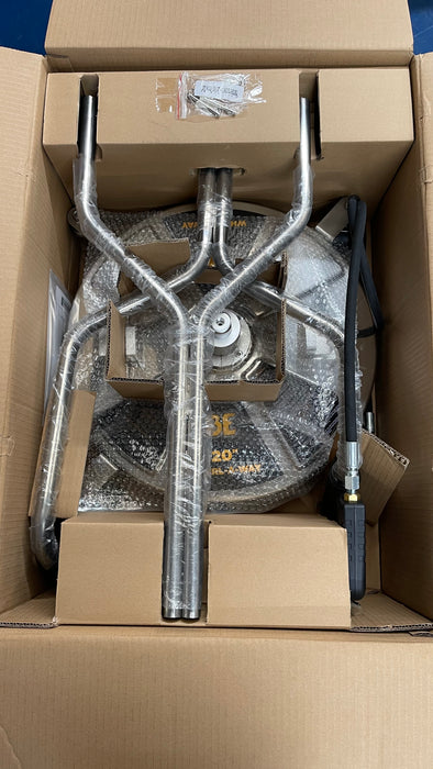 **REAL DEAL** 20" Whirlaway Flat Surface Cleaner Stainless Steel