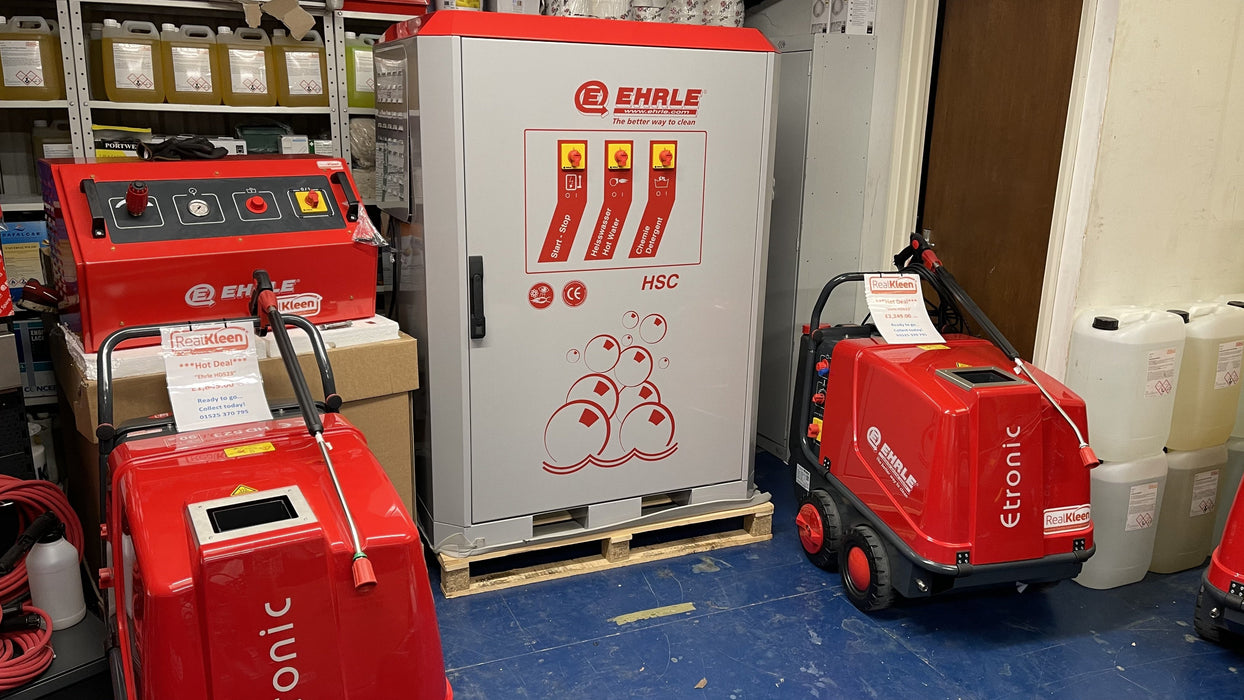 EHRLE HSC1140 16Lpm/180bar Static, Hot Water Pressure Washer - Stationary High Pressure Cleaner