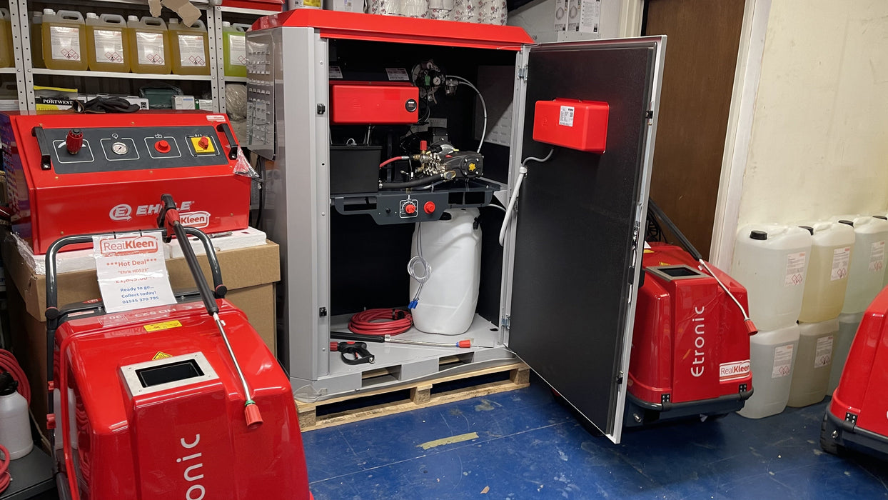 EHRLE HSC1140 16Lpm/180bar Static, Hot Water Pressure Washer - Stationary High Pressure Cleaner