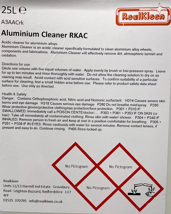 Aluminium Cleaner - 25 Litres
