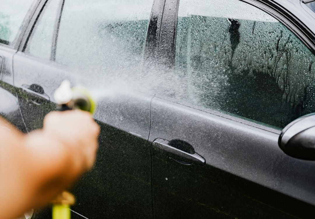 Pressure Wash Car Traffic Film Remover