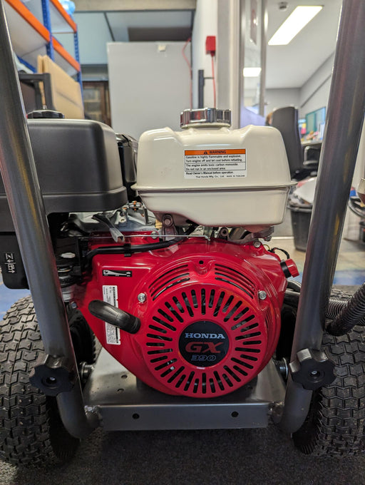 BOSS BOYS PM15250 mobile petrol pressure washer 250 bar 15L/min Honda GX390