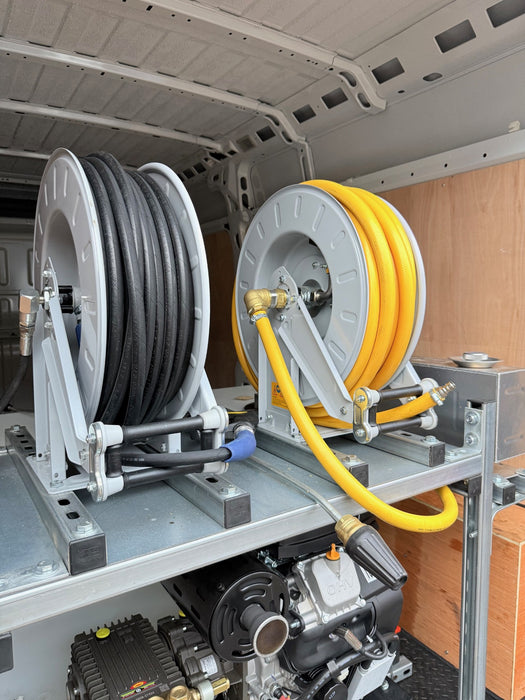 BOSS BOYS VP30200 van pack high flow pressure washer complete installation view