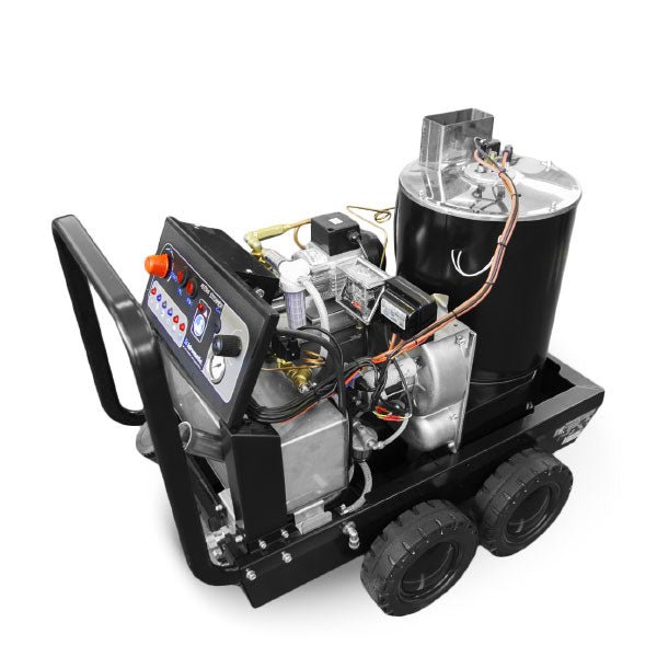 BOSS BOYS 240V mobile steam cleaner with diesel burner industrial cleaning and sanitization