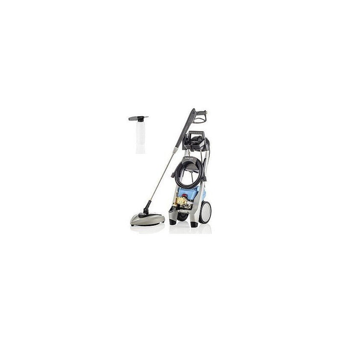 Kranzle Pressure washer on a white background with foam lance and ufo cleaner