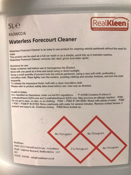 Waterless Forecourt Cleaner