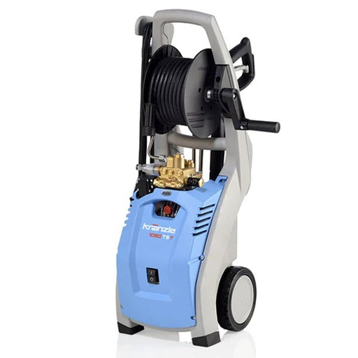 Kranzle K1050 TST pressure washer 145 bar 10L/min Total Stop integrated hose reel German engineering