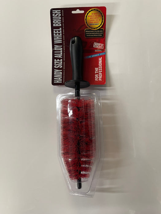 Handy Professional Red & Black Alloy Wheel Brush