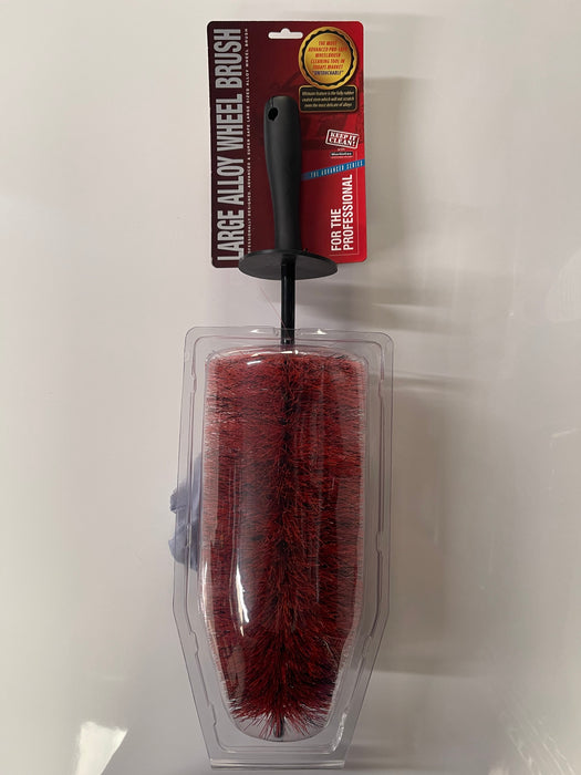 Professional Red & Black Alloy Wheel Brush
