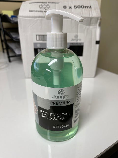 Bactercidal Hand Soap Unperfumed 6x500ml.